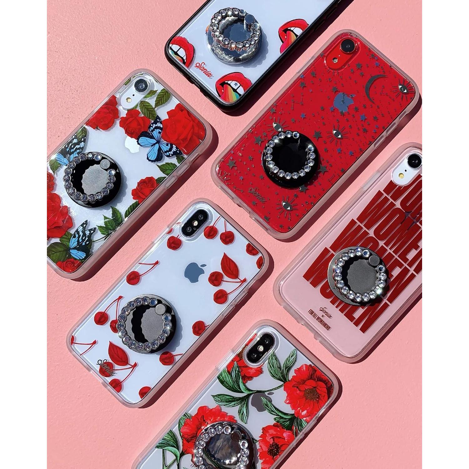 Anillo Soporte para Teléfono Sonix Oro con Cristales