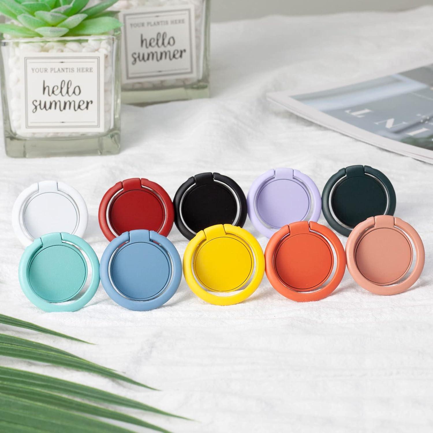 Soporte de Anillo para Teléfono Celular Wansurs 2 Pack Púrpura