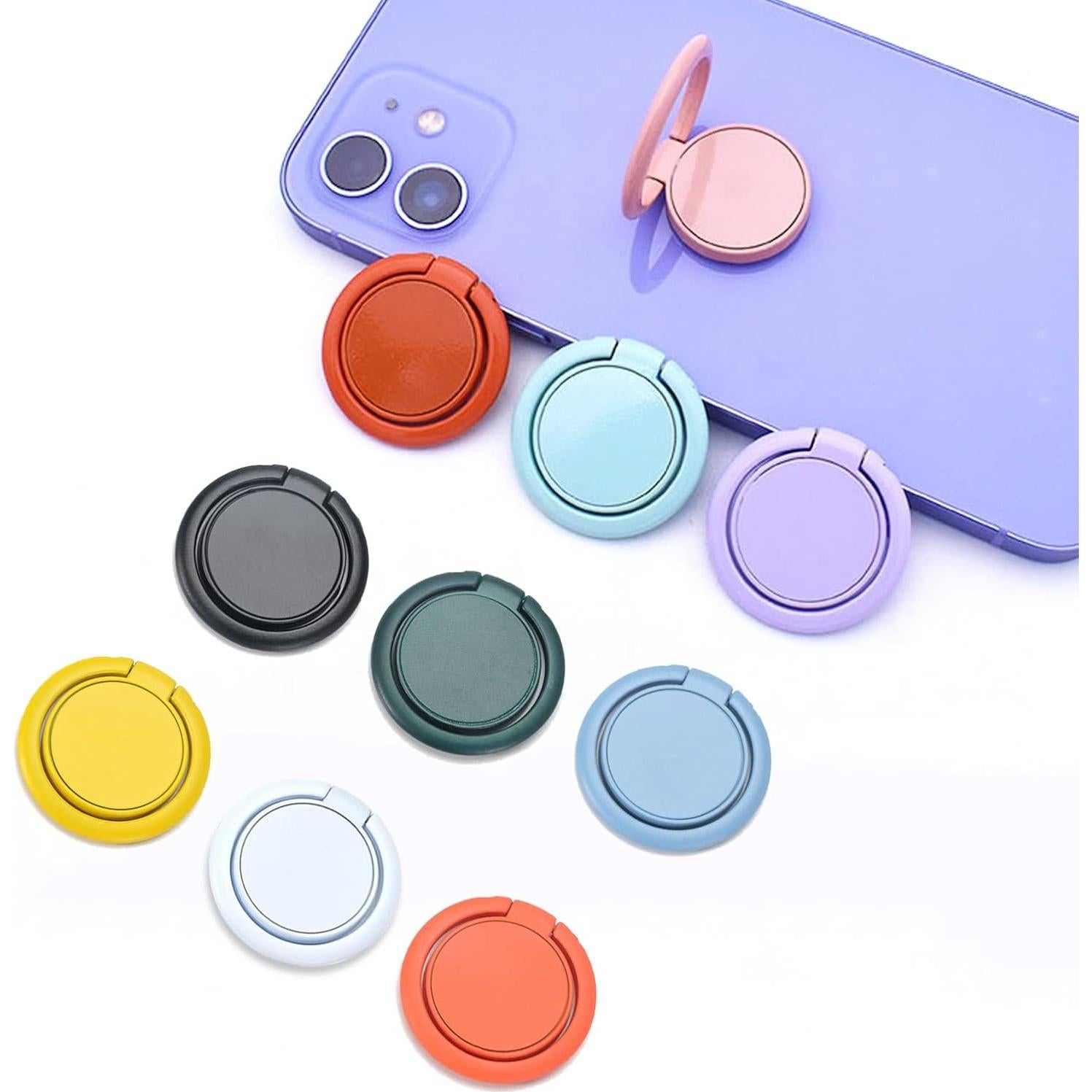 Soporte de Anillo para Teléfono Celular Wansurs 2 Pack Púrpura