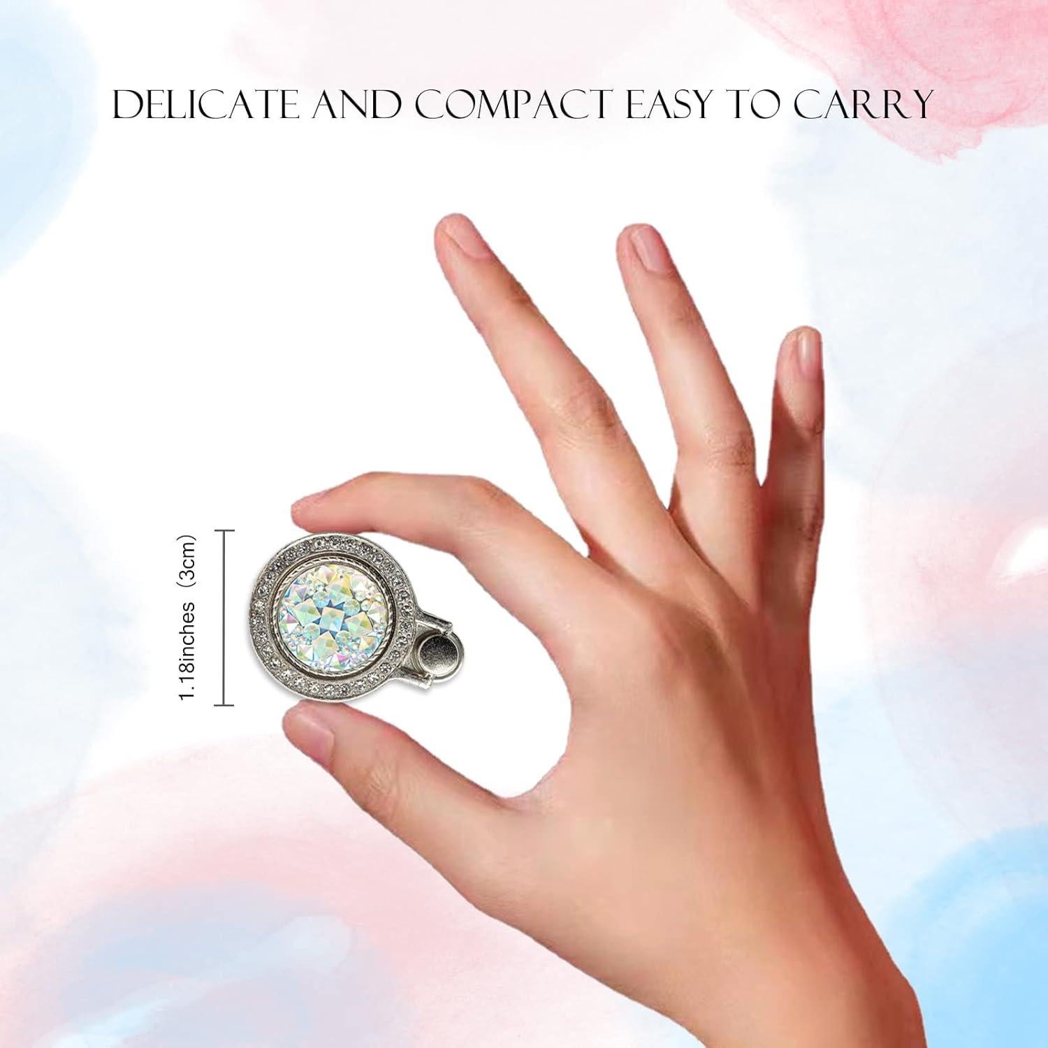 Soporte de Anillo para Teléfono Wansurs - 2 Paquetes Brillantes