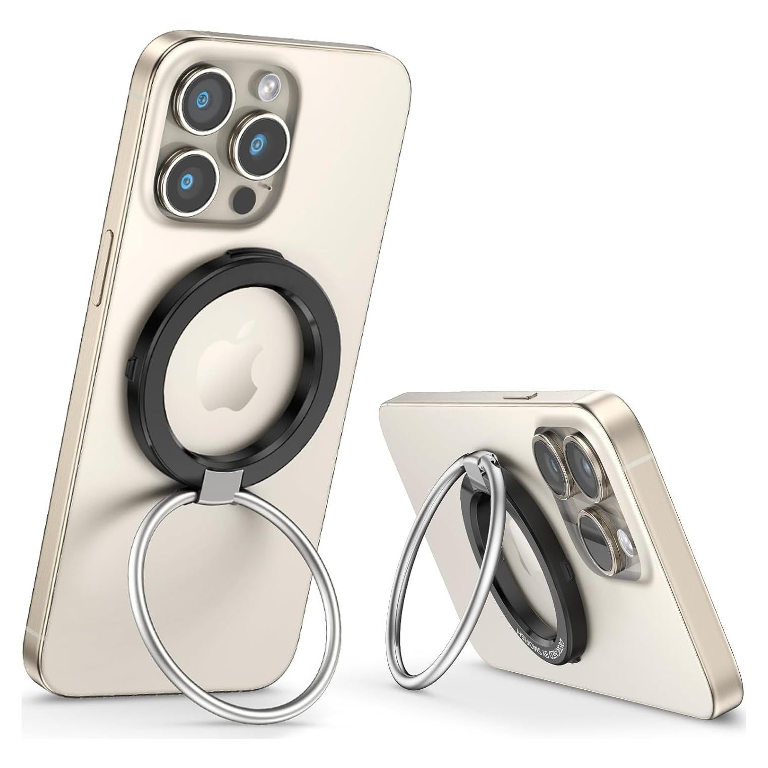 Soporte Anillo Magnético Puretor para Teléfono - Negro