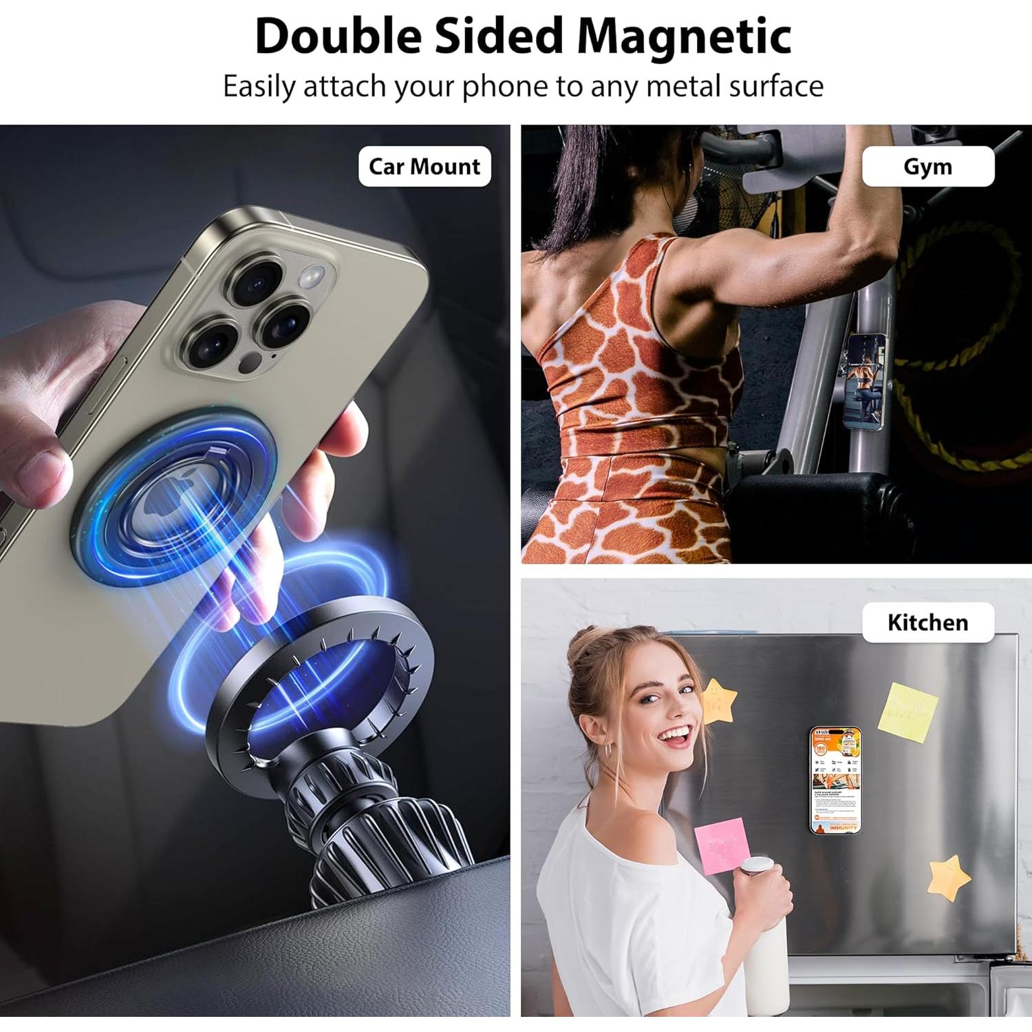 Soporte Magnético para Teléfono CreaDream YW-112A Negro