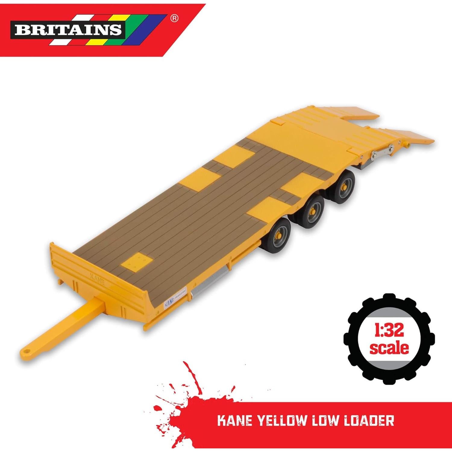 Kane LLTM Low Loader - Collectable Tractor Toy - Tractor Toys Compatible with 1:32 Scale Farm Animals and Toys - Suitable for Collectors and Children from 3 Years