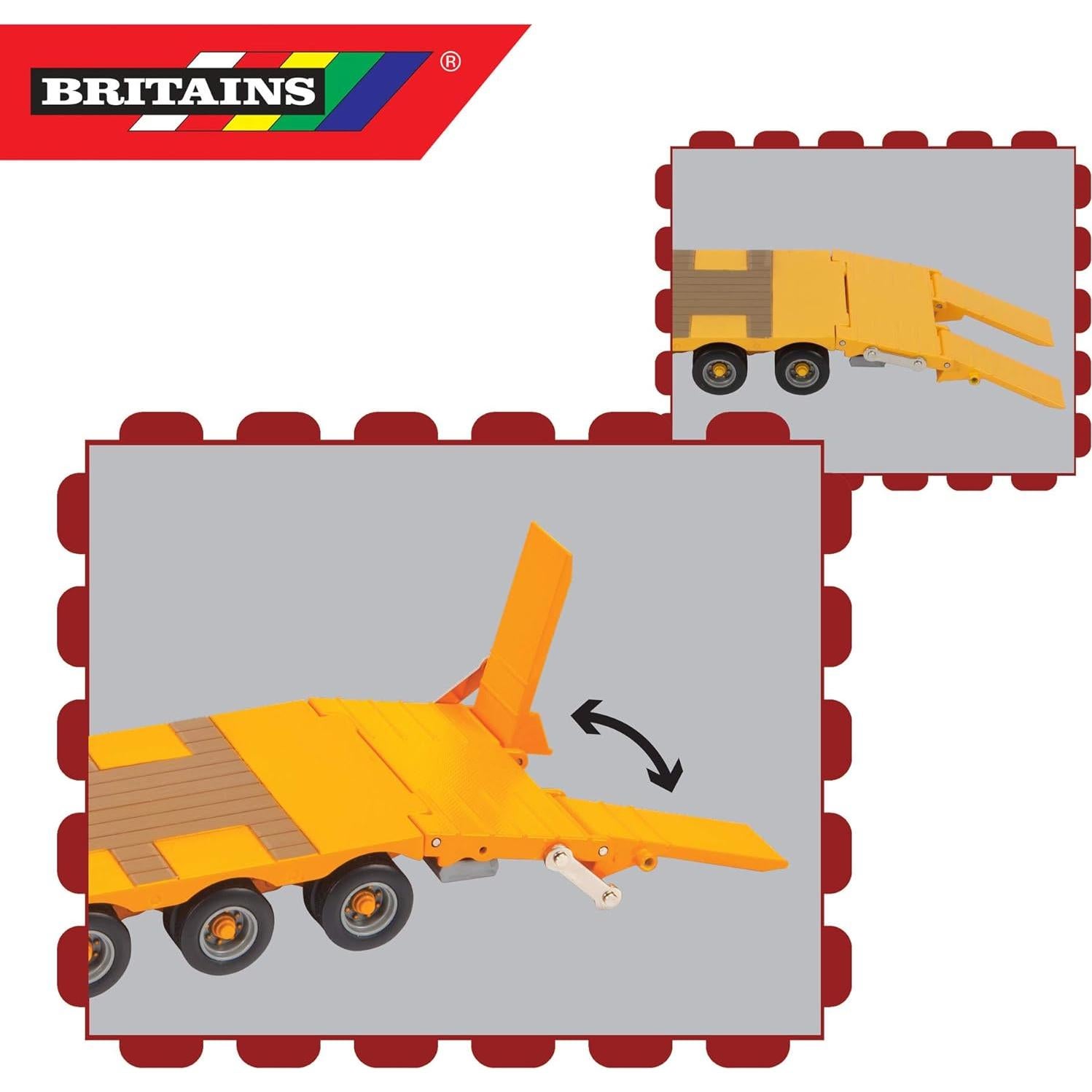 Kane LLTM Low Loader - Collectable Tractor Toy - Tractor Toys Compatible with 1:32 Scale Farm Animals and Toys - Suitable for Collectors and Children from 3 Years