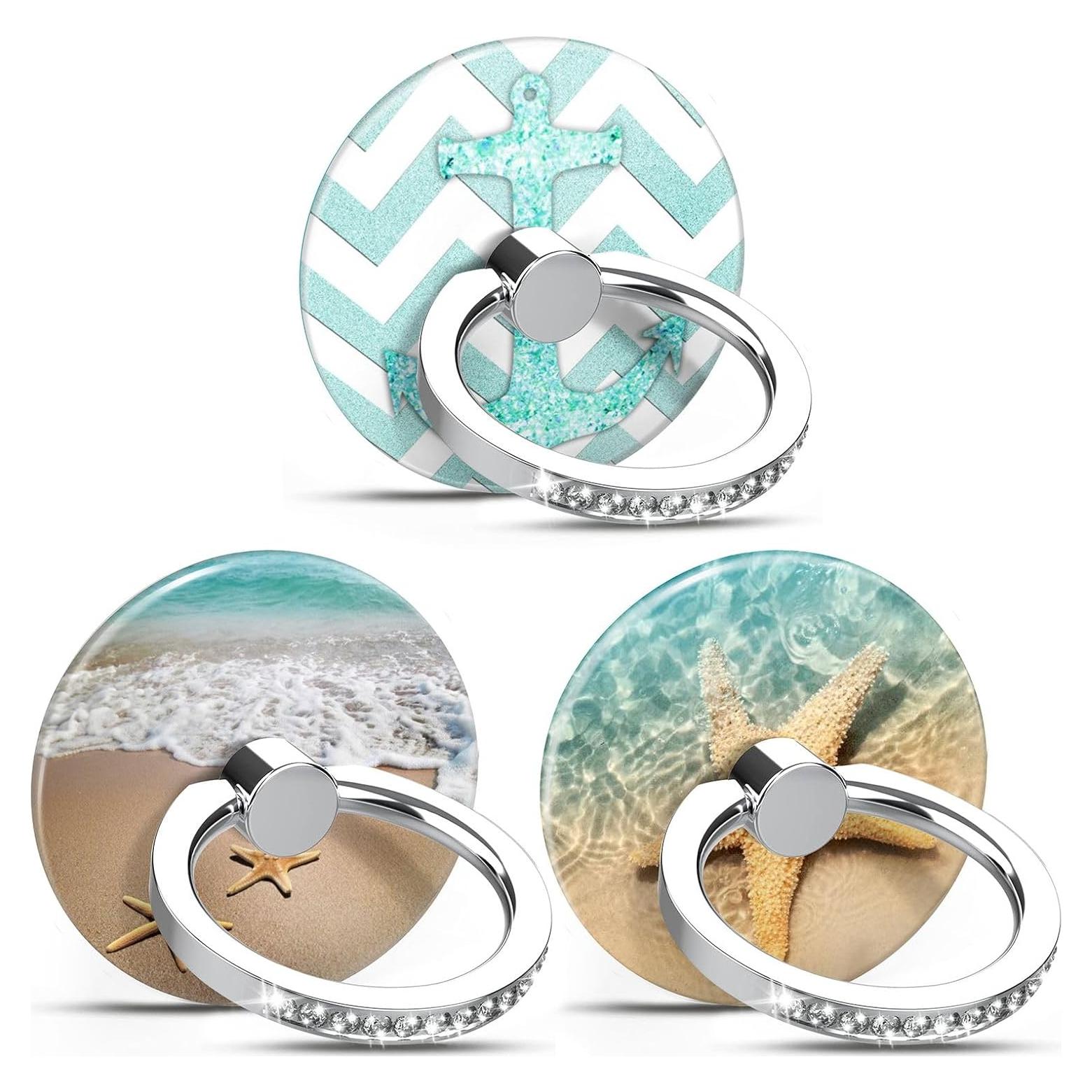 Paquete de 3 Soportes de Anillo NCHomesy Estrella de Mar