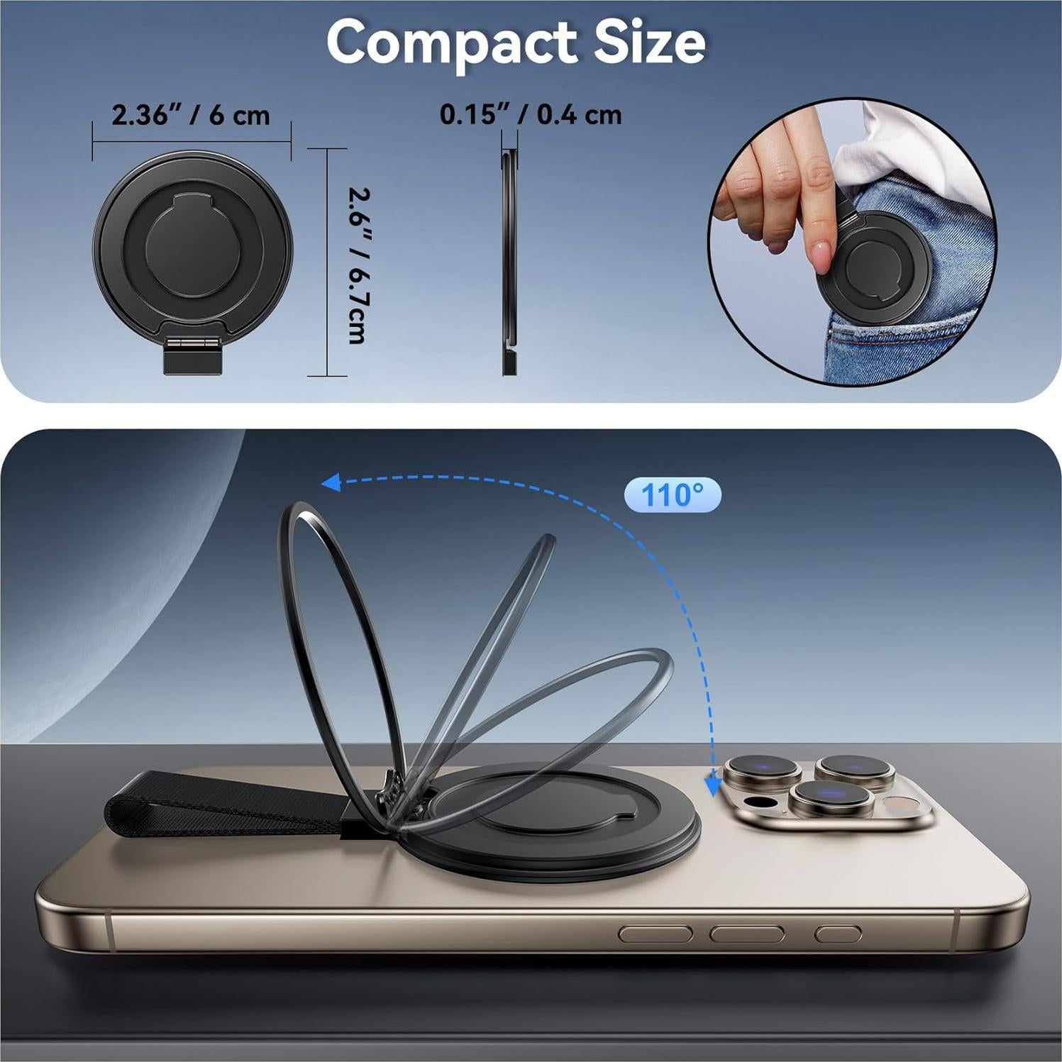 Soporte Magnético para Teléfono Kaisepoch - Compatible con iPhone y DJI