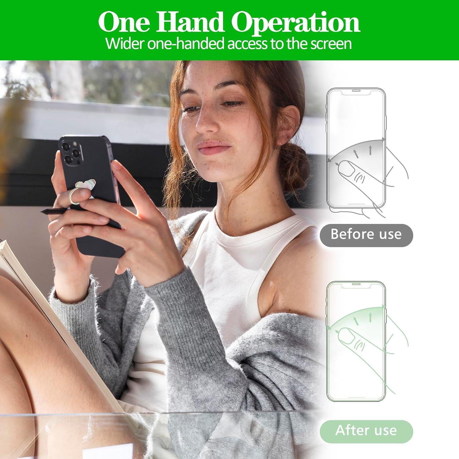 Soporte de Anillo para Teléfono Mariposa Ymapinc 4 Pcs 360°