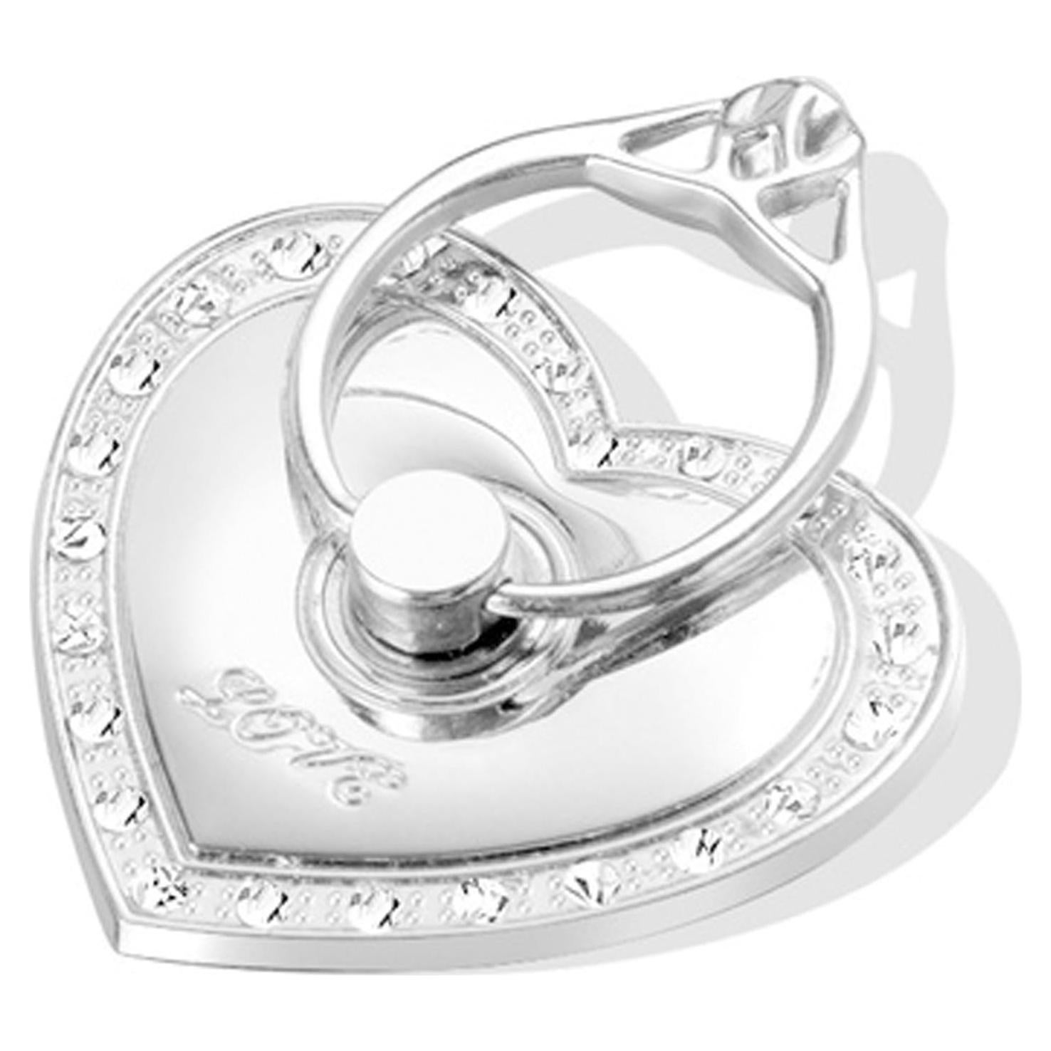 Soporte de Anillo para Teléfono TOPWOOZU Plata 360° Reutilizable