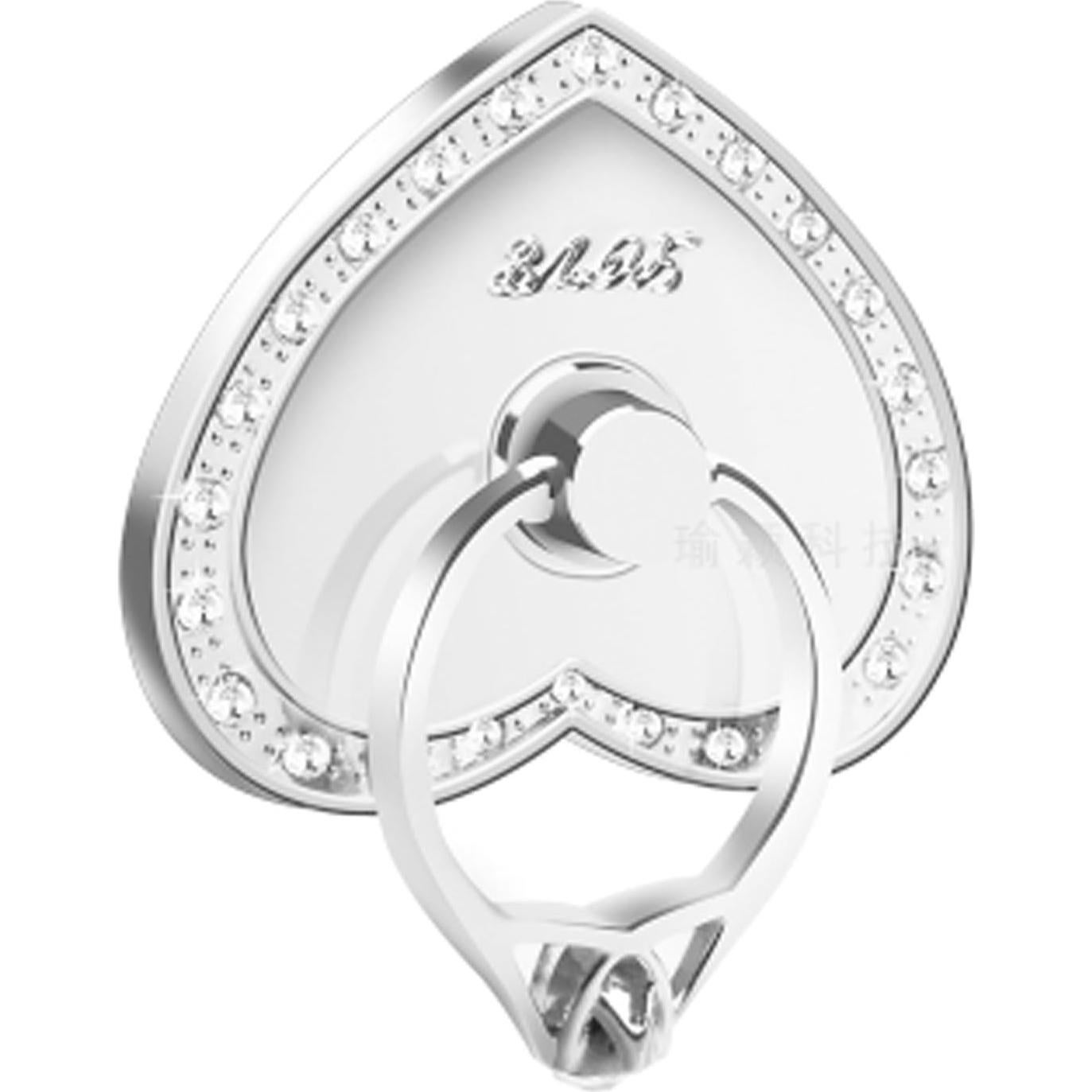 Soporte de Anillo para Teléfono TOPWOOZU Plata 360° Reutilizable