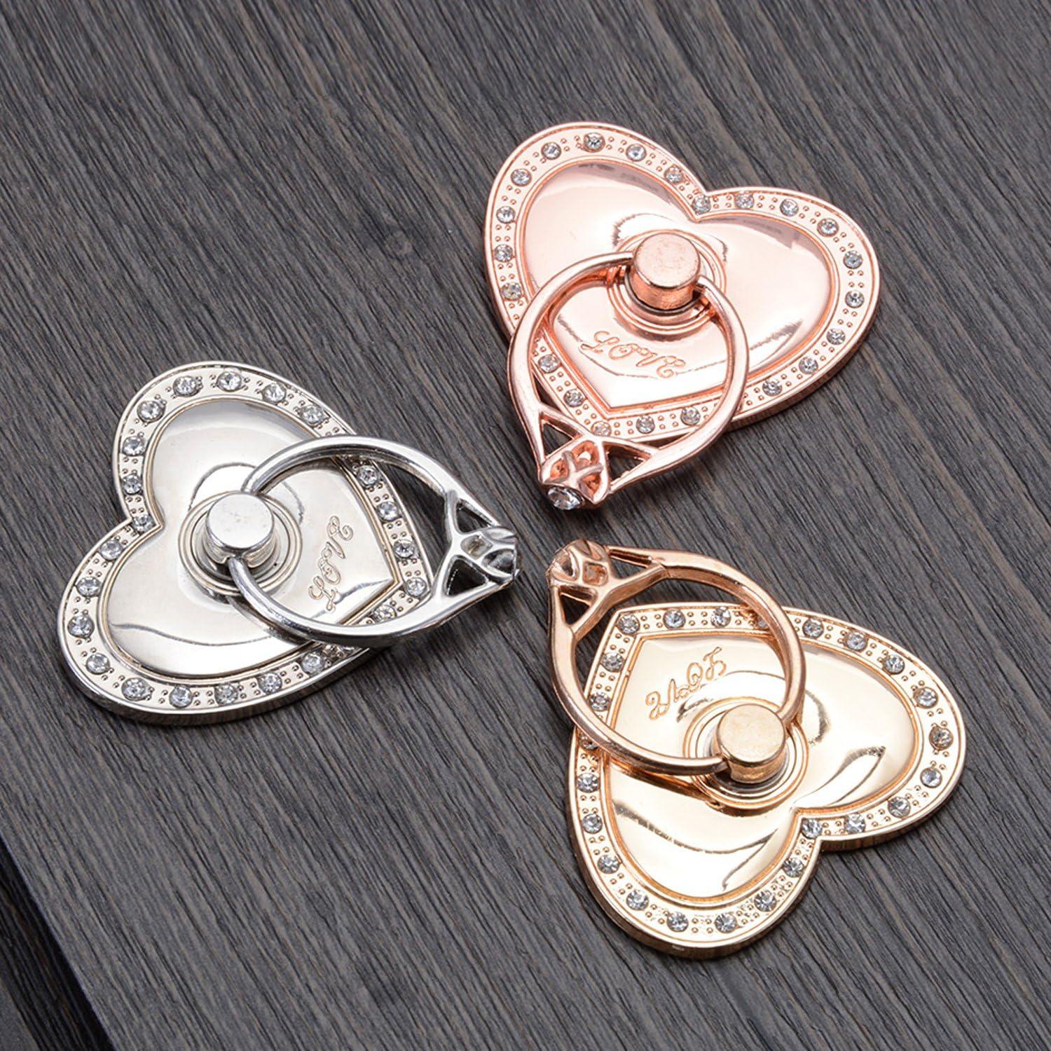 Soporte de Anillo para Teléfono TOPWOOZU Plata 360° Reutilizable