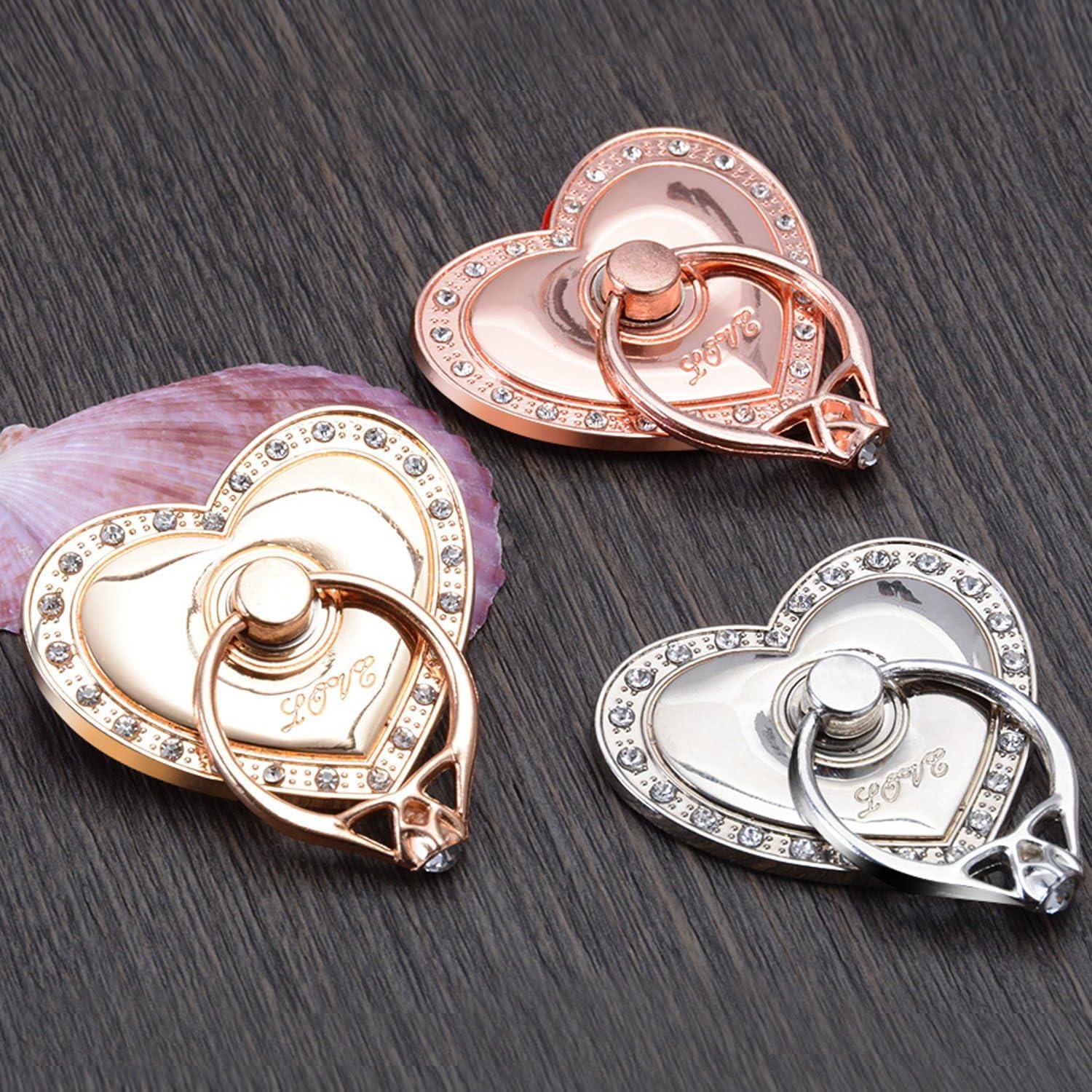 Soporte de Anillo para Teléfono TOPWOOZU Plata 360° Reutilizable