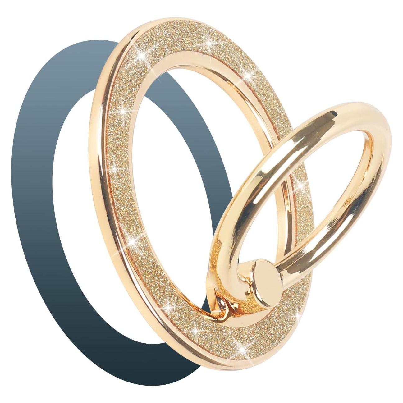 Soporte de Anillo Magnético Guppy Oro para Teléfono MagSafe
