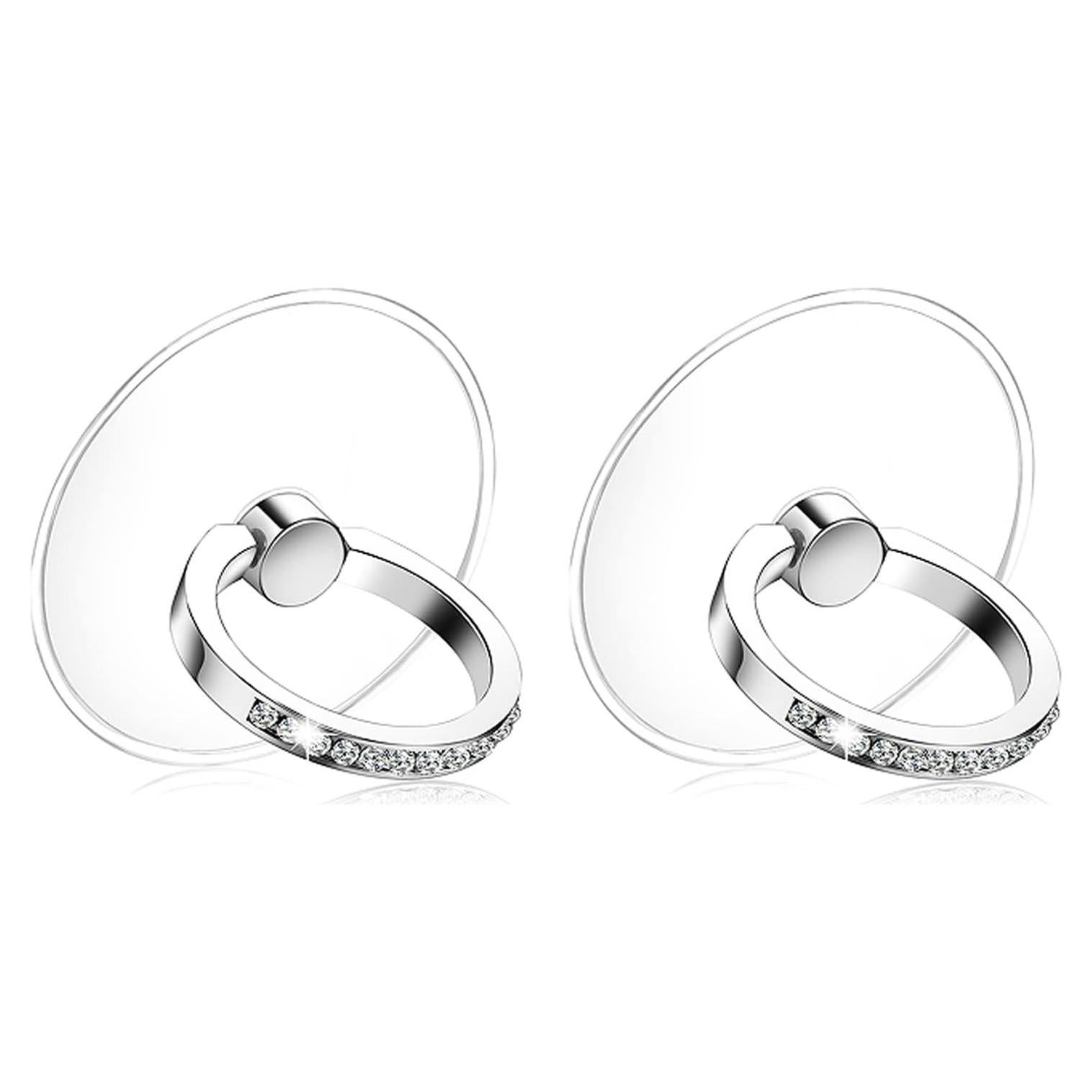 Soporte para Anillo de Teléfono Móvil Marrain 2 Piezas Plata