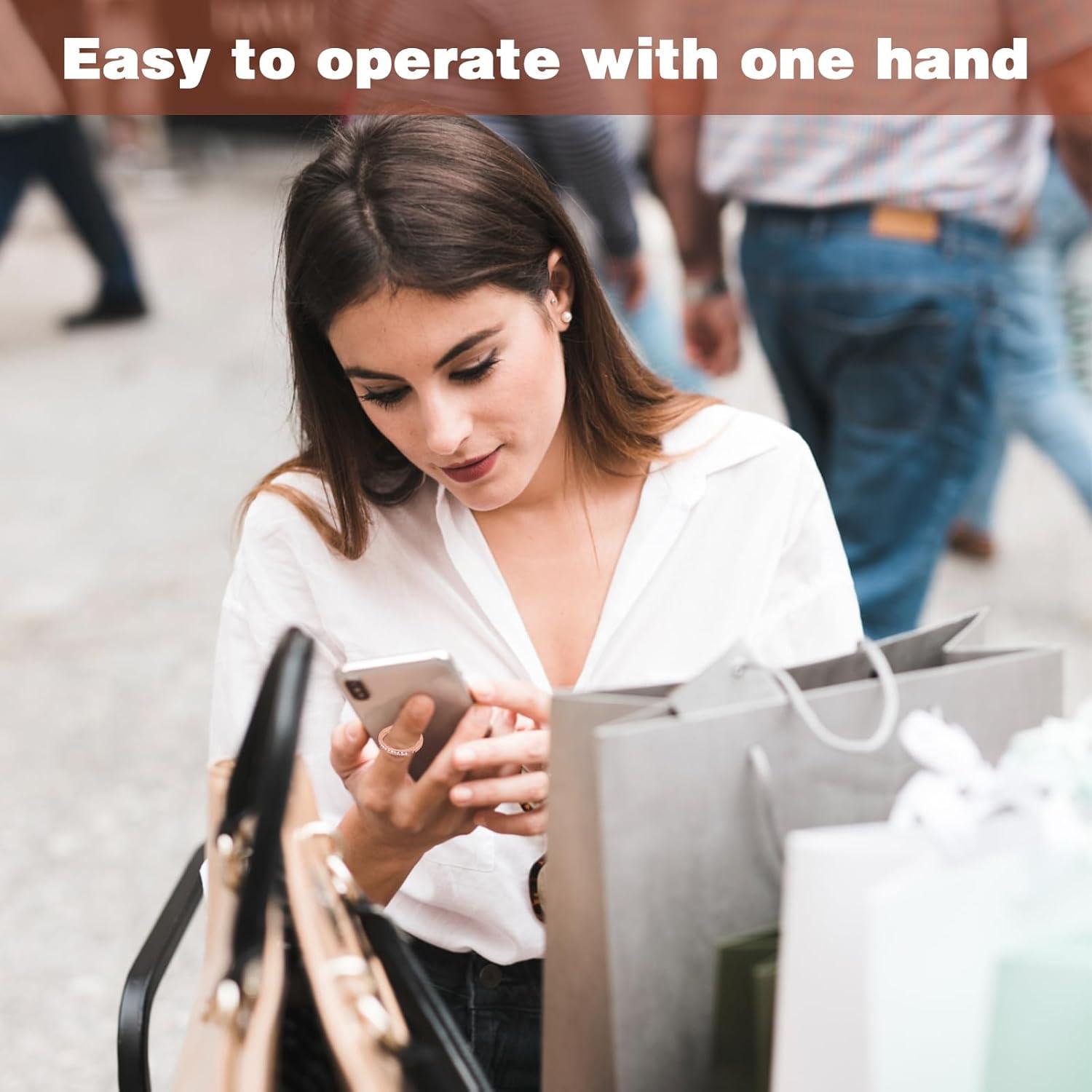 Paquete de 4 Soportes de Anillo para Teléfono Nogeqi Ajustables