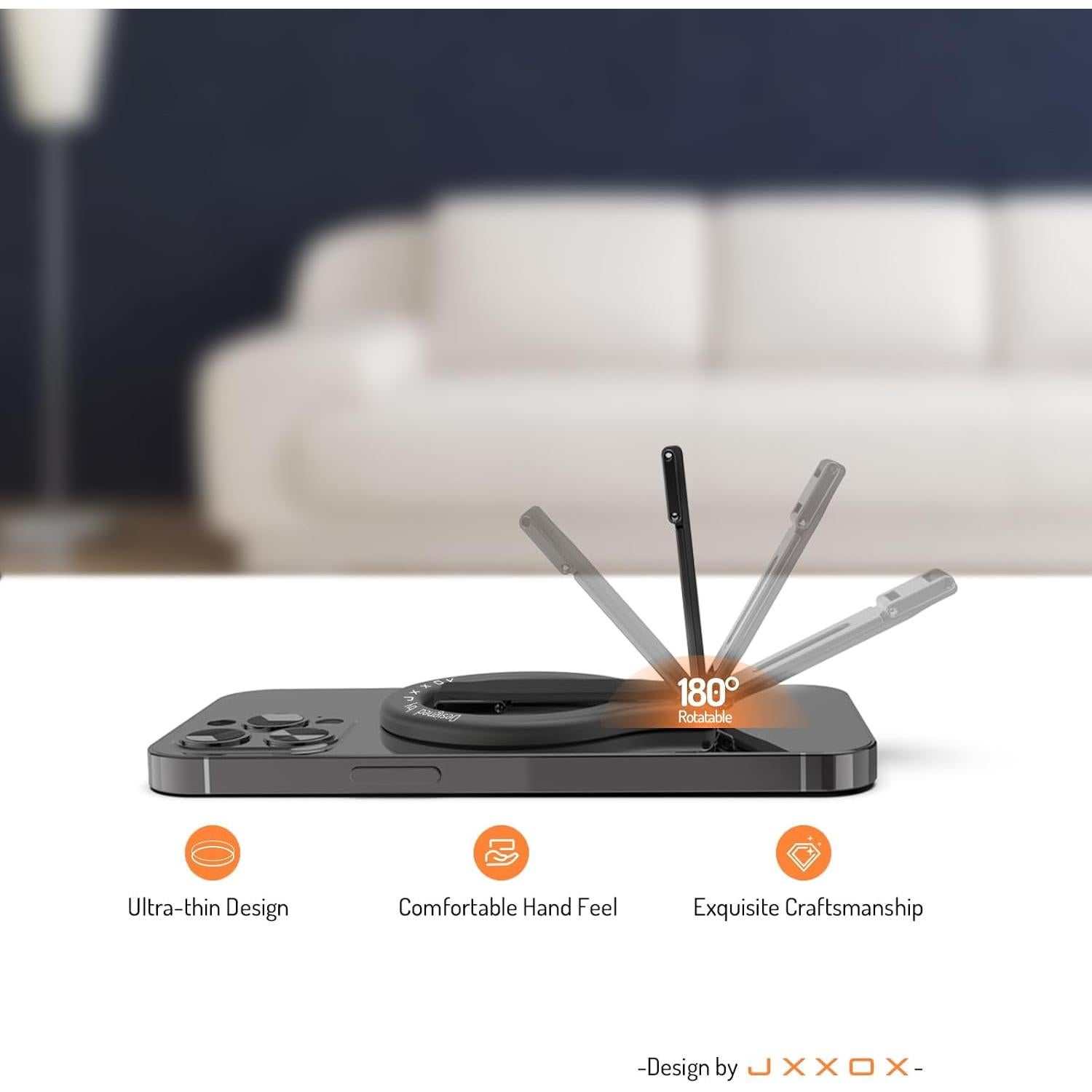 Soporte Magnético Ajustable JXXOX para Teléfono - Negro