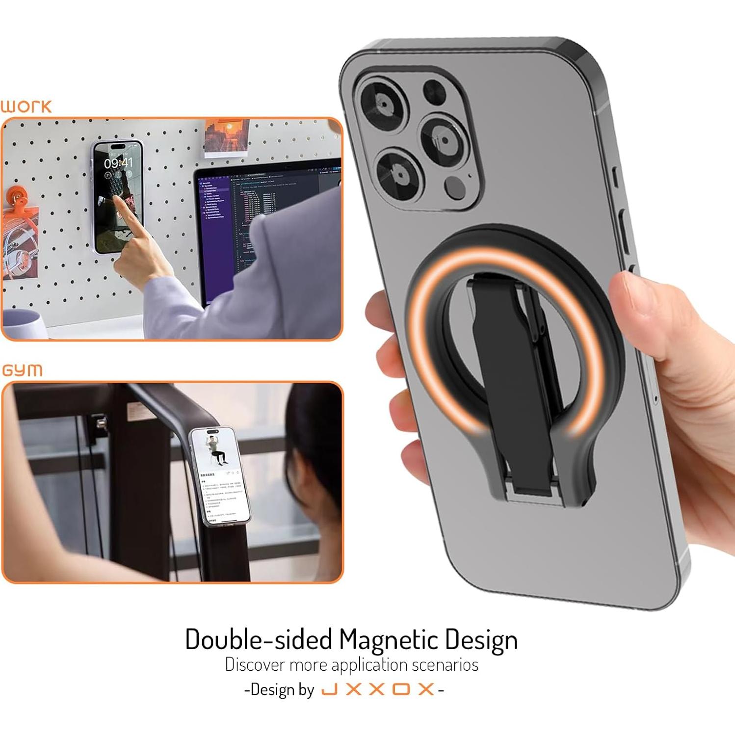 Soporte Magnético Ajustable JXXOX para Teléfono - Negro