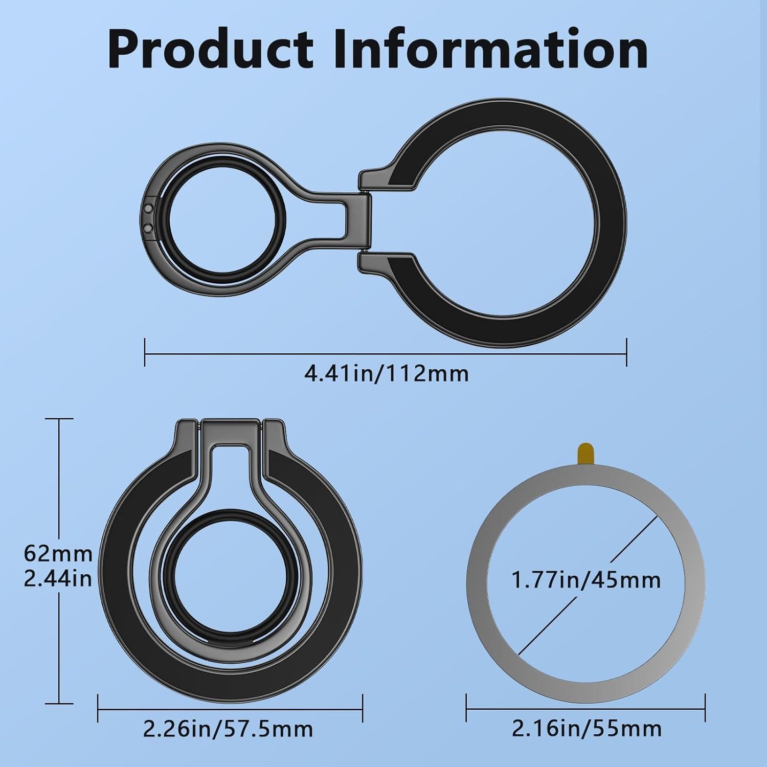 Soporte Magnético para Teléfono CebKit con Anillo MagSafe