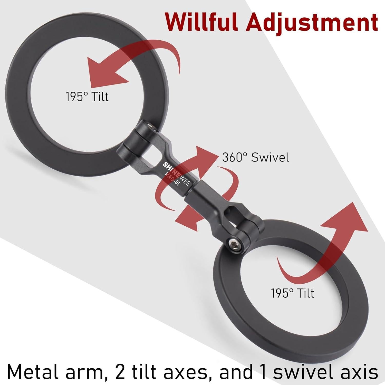 Soporte Magnético para Teléfono SHINEWEE - Ajustable 360°