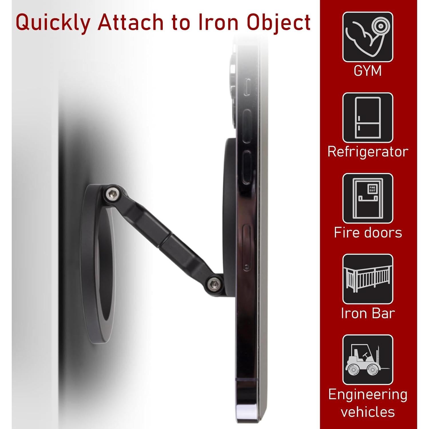 Soporte Magnético para Teléfono SHINEWEE - Ajustable 360°