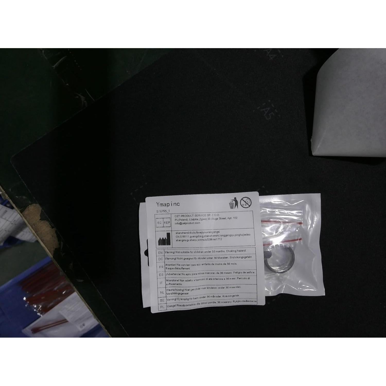 4 Piezas Soporte Anillo para Teléfono Ymapinc Transparente con Rhinestones