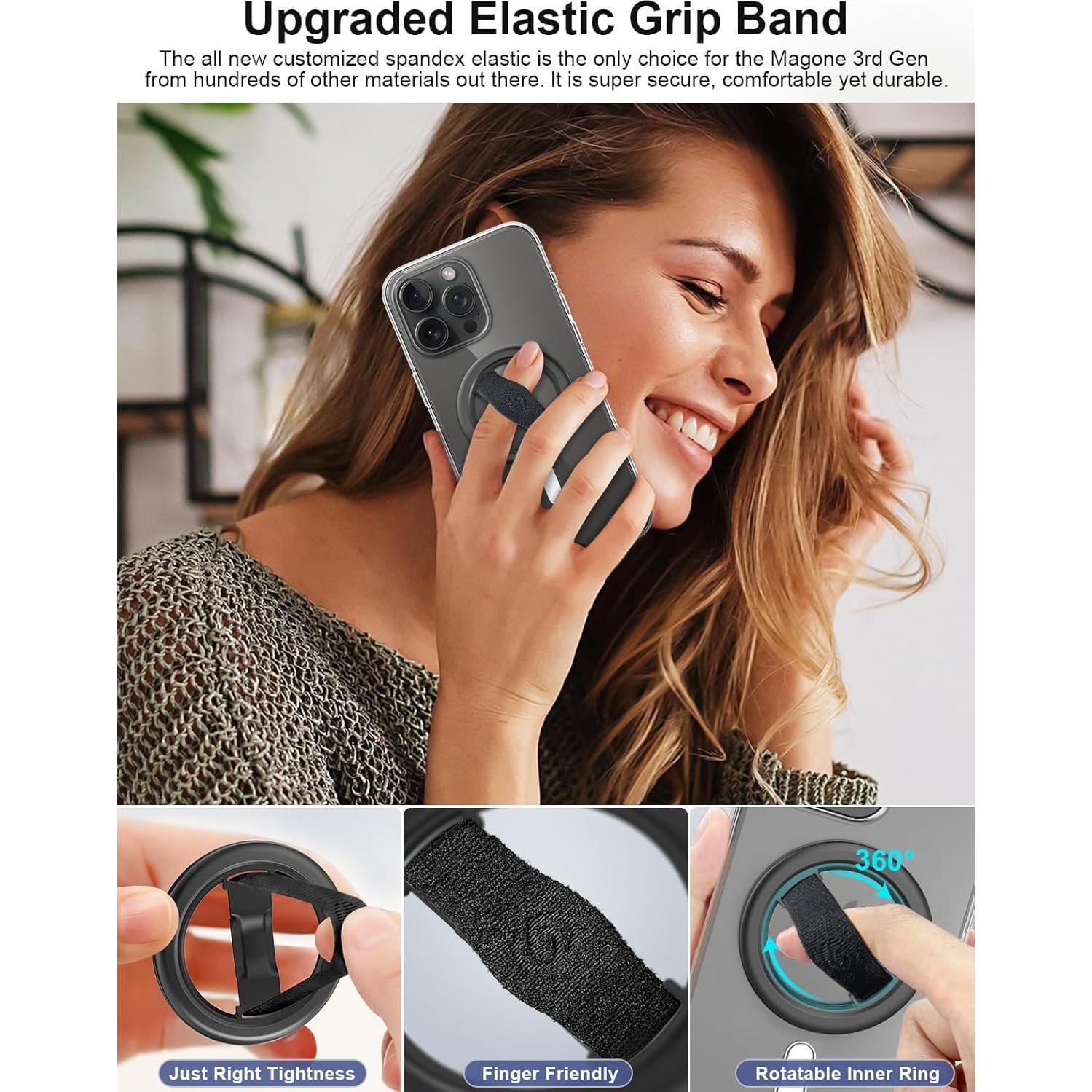 Soporte para Teléfono EWA MagOne Lite 3ra Generación Negro