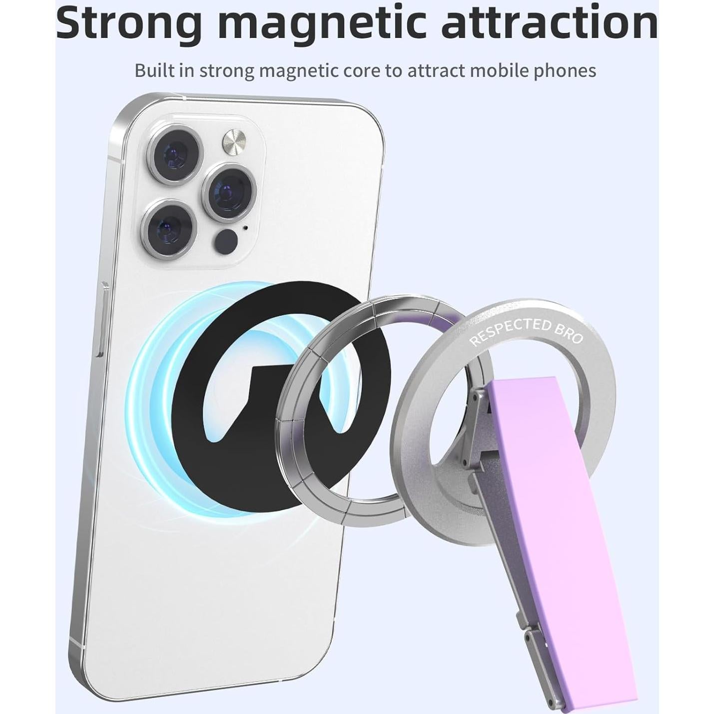 Soporte Magnético para Teléfonos Respected Bro - Púrpura