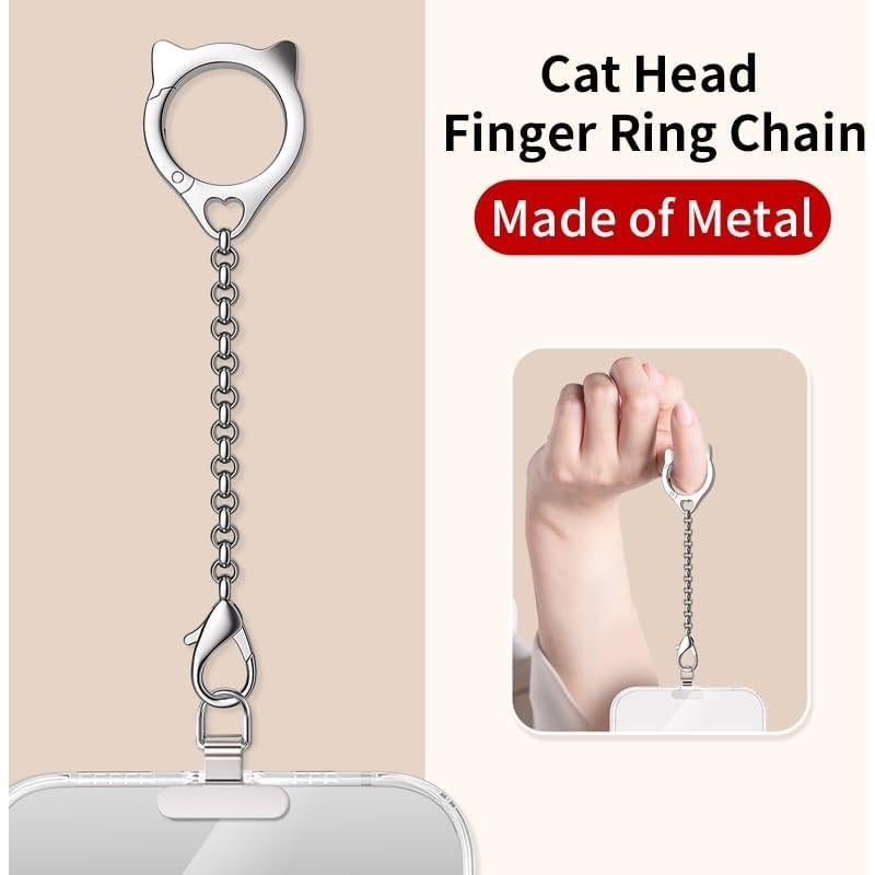 Anillo de agarre para teléfono Casecond gato metal 5KG