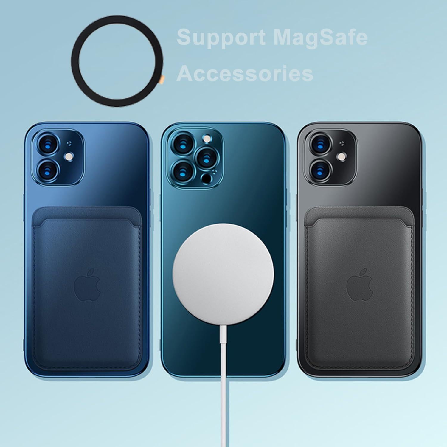 TENOC Anillo Metálico Adhesivo Universal para Cargador Magnético