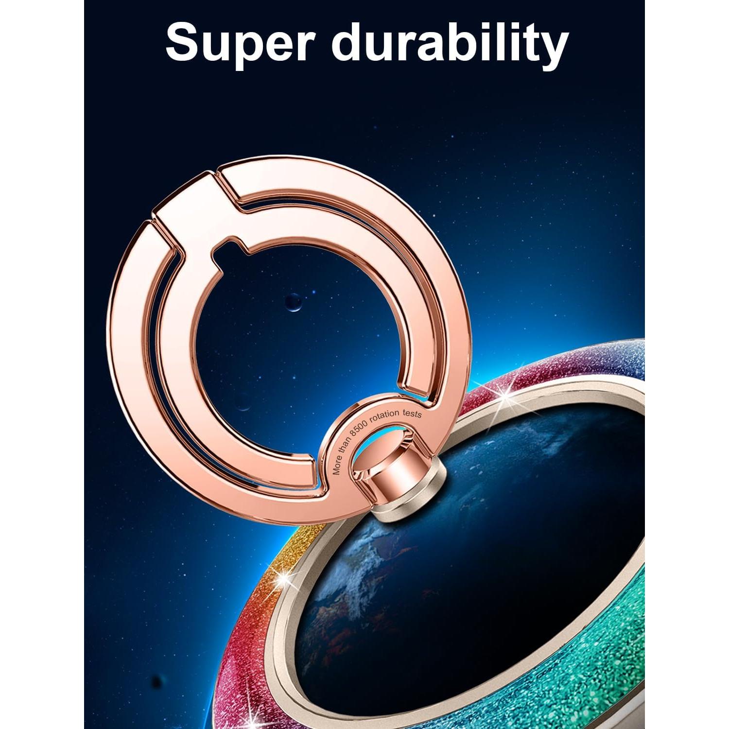 Soporte para Anillo de Teléfono Magnético Mindsky Glitter - 32g