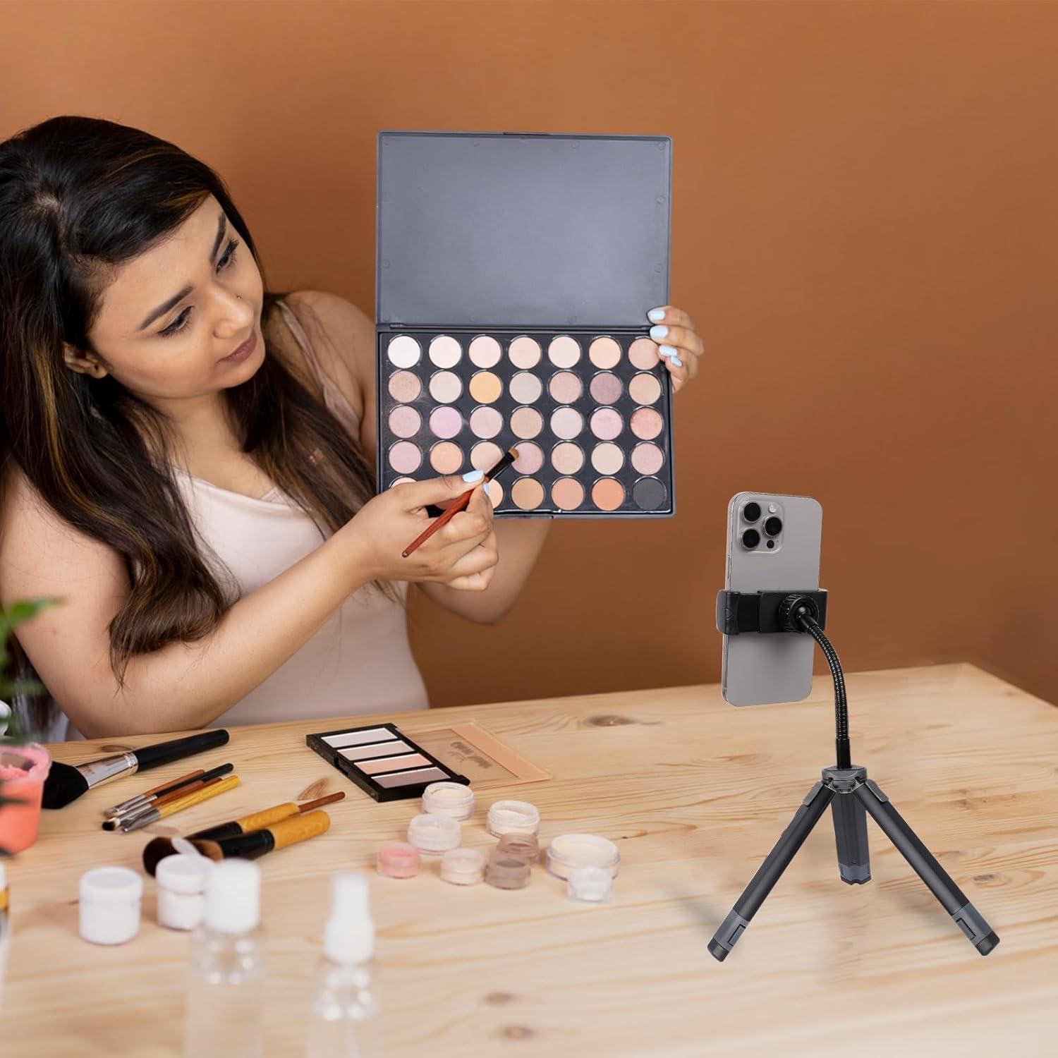 Soporte Universal para Teléfono Luz de Anillo MS-18B 14cm