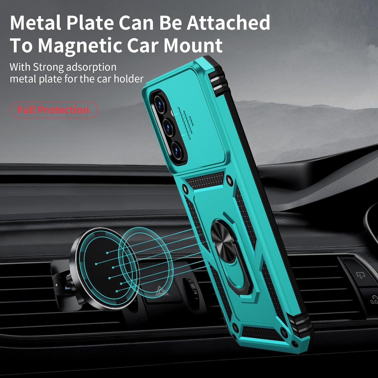 Funda Samsung Galaxy A03S Grado Militar con Tapa Deslizante