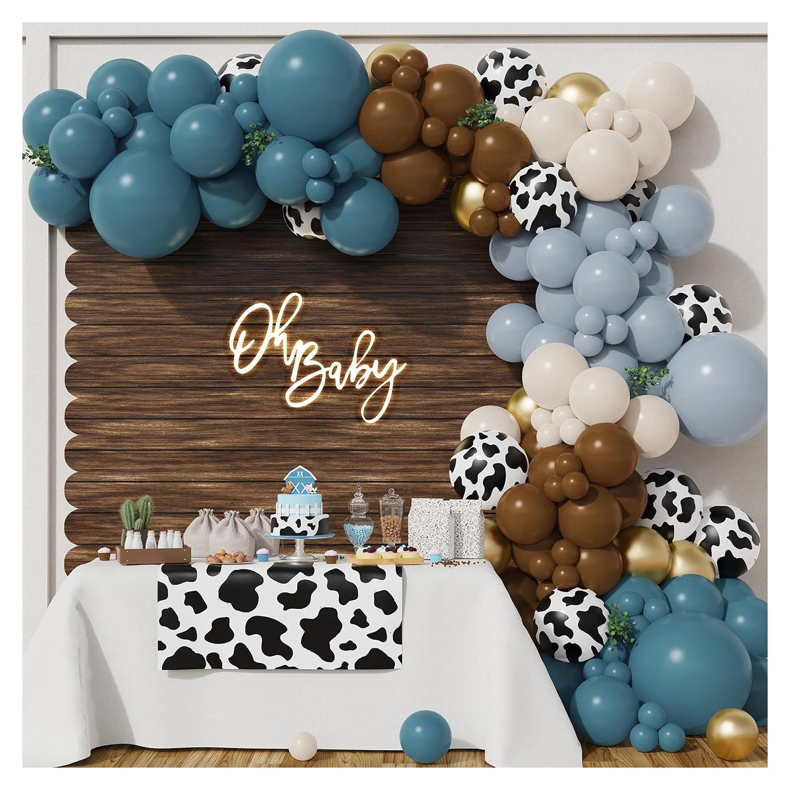 Arco de Globos Vaquero BALLOONS 135 Piezas Azul Polvoriento