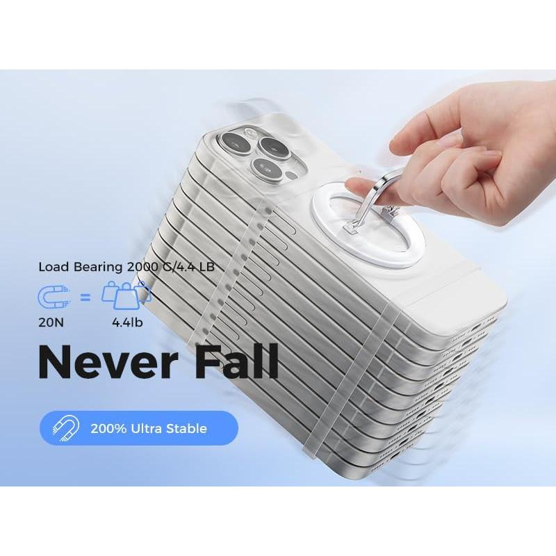 Agarre Magnético para Teléfono MagSafe SUPERONE 2025 Blanco