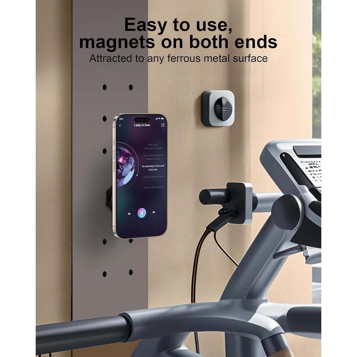 Soporte Magnético para Teléfono MagSafe Bordsek Negro