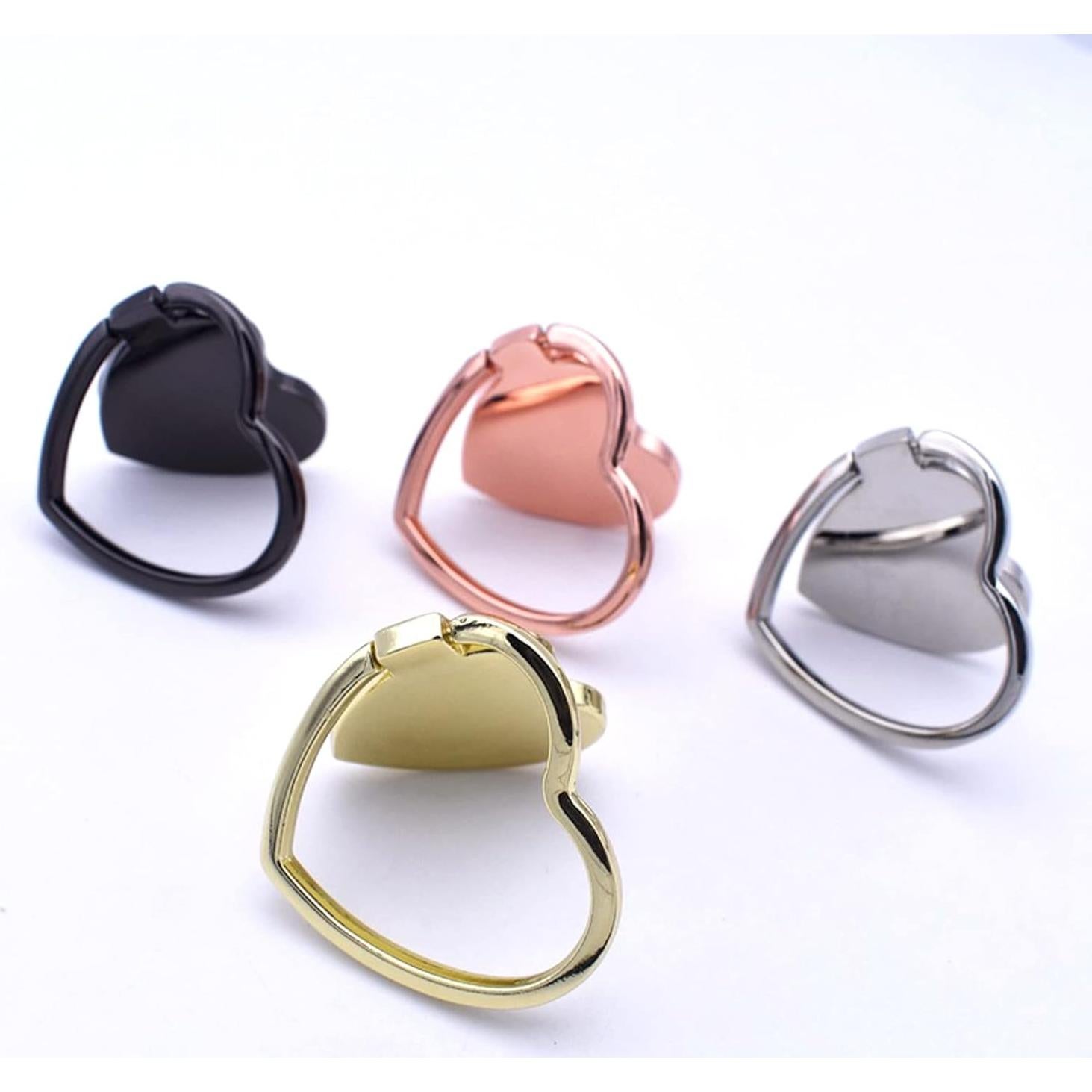 Soporte de Anillo para Teléfono Wansurs Negro 2 Paquetes 360°