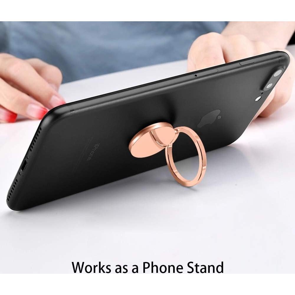 Soporte de Anillo Magnético Tomorotec Oro Rosa para Teléfono