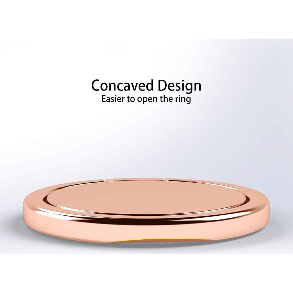 Soporte de Anillo Magnético Tomorotec Oro Rosa para Teléfono