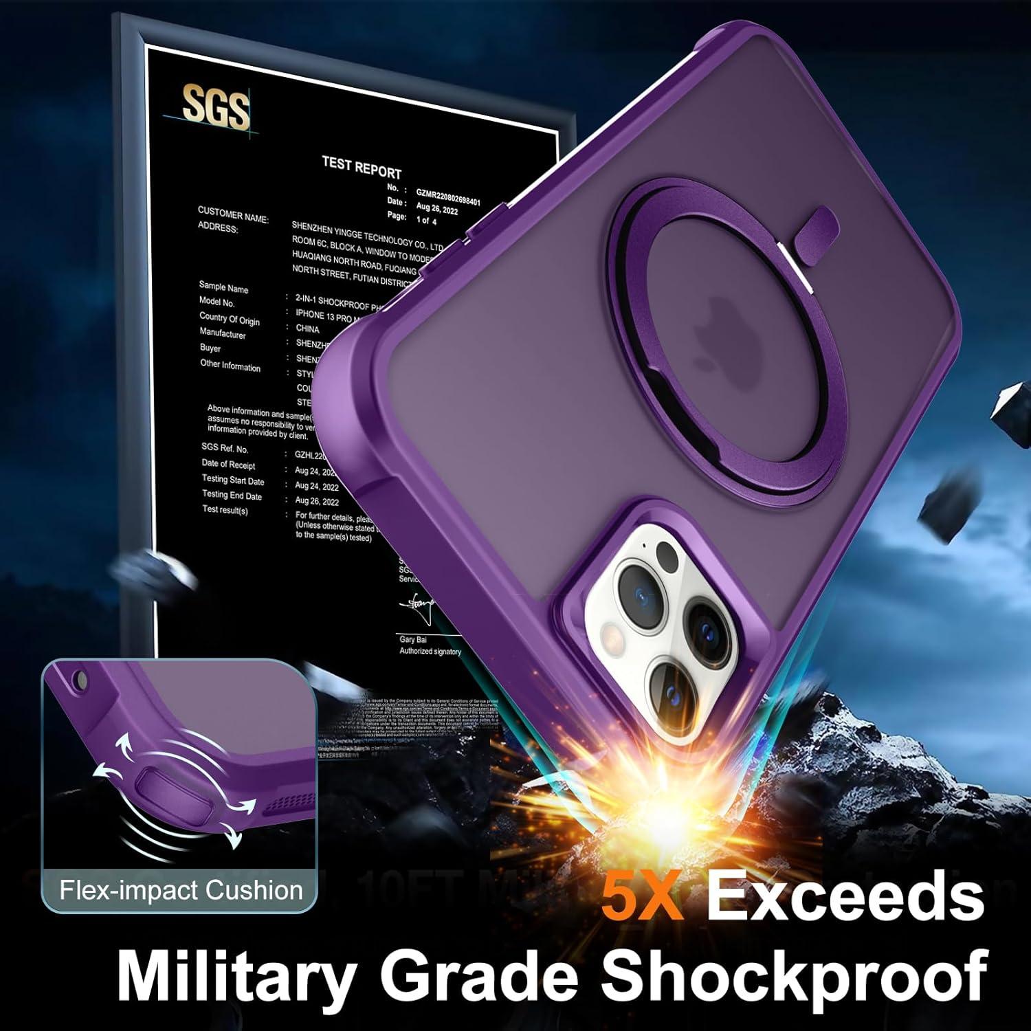 Anillo Giratorio Magnético 360° para Funda iPhone 12 Pro - ZHOGTNEG