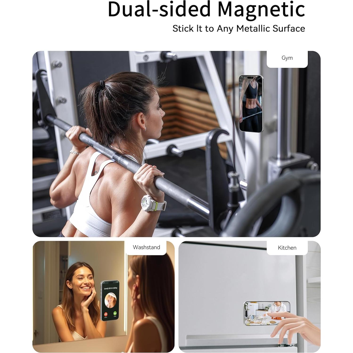 Soporte Magnético para Teléfono Orivienta TSM01 Rosa 360°