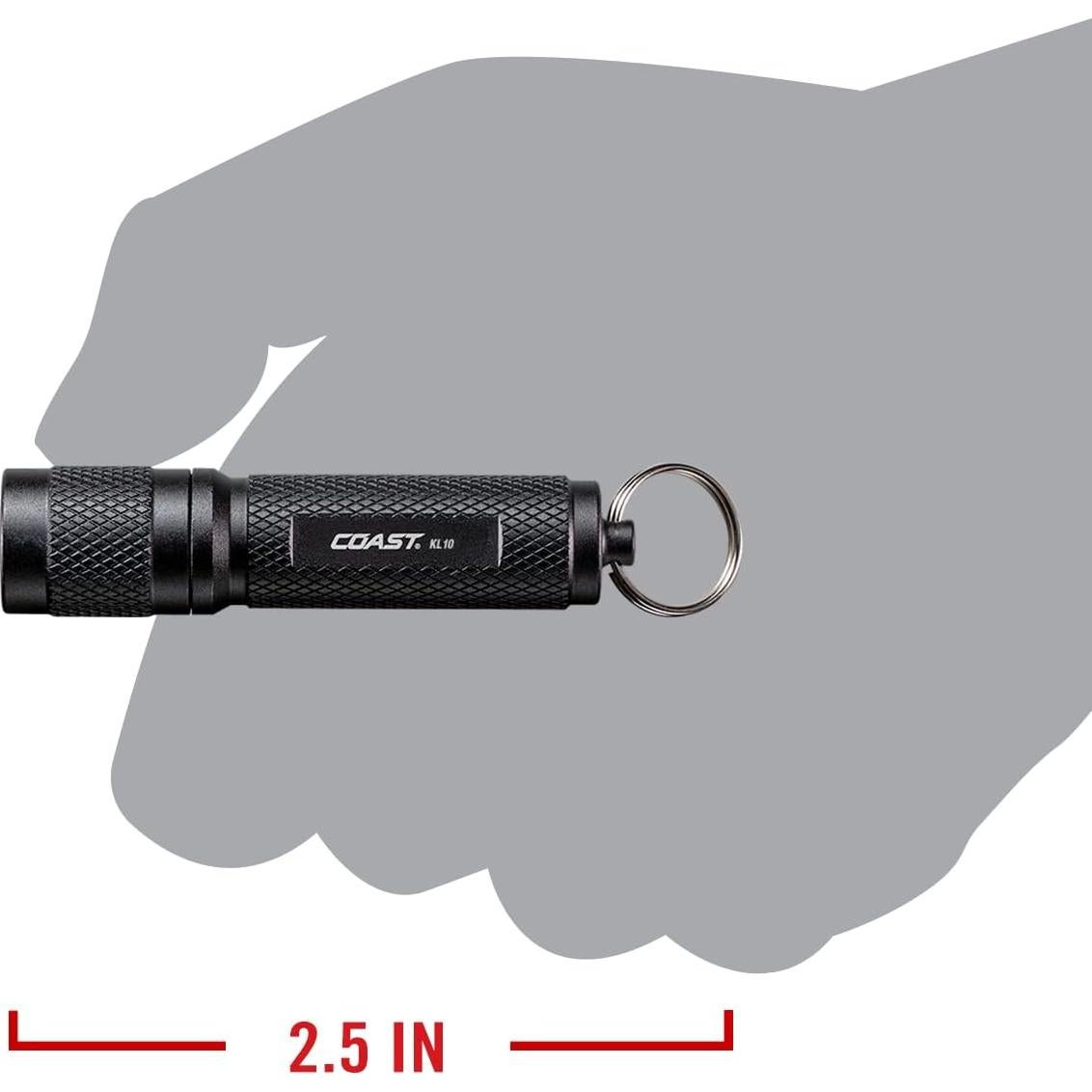 Linterna de Llavero LED Coast KL10 100 Lúmenes IP54