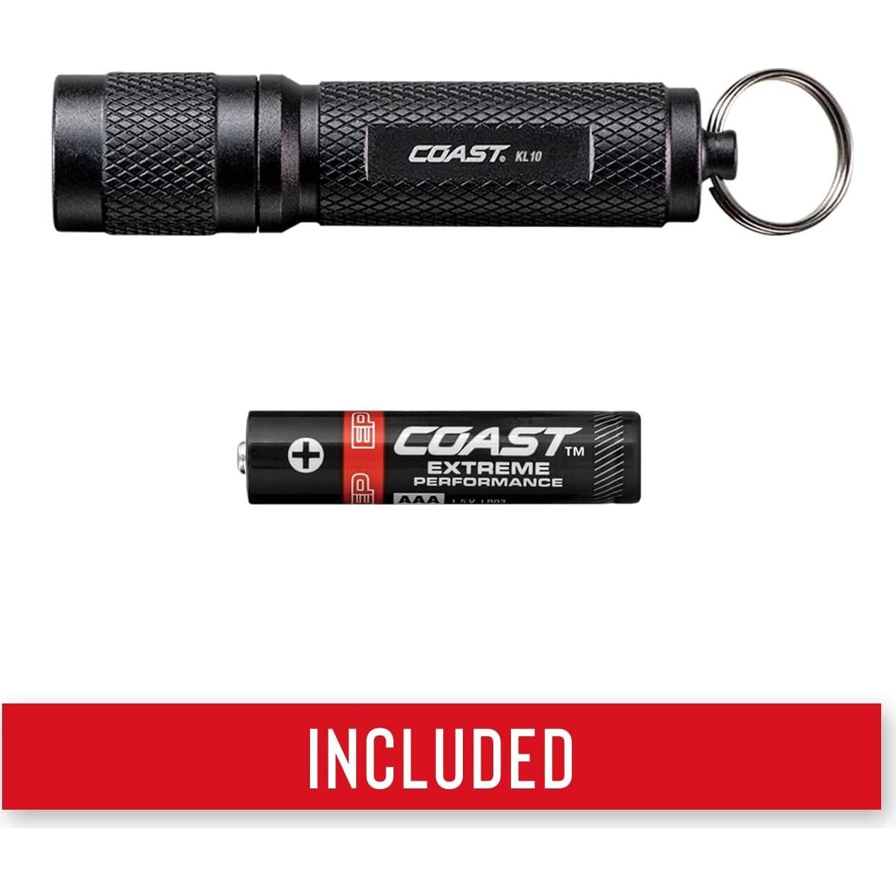 Linterna de Llavero LED Coast KL10 100 Lúmenes IP54