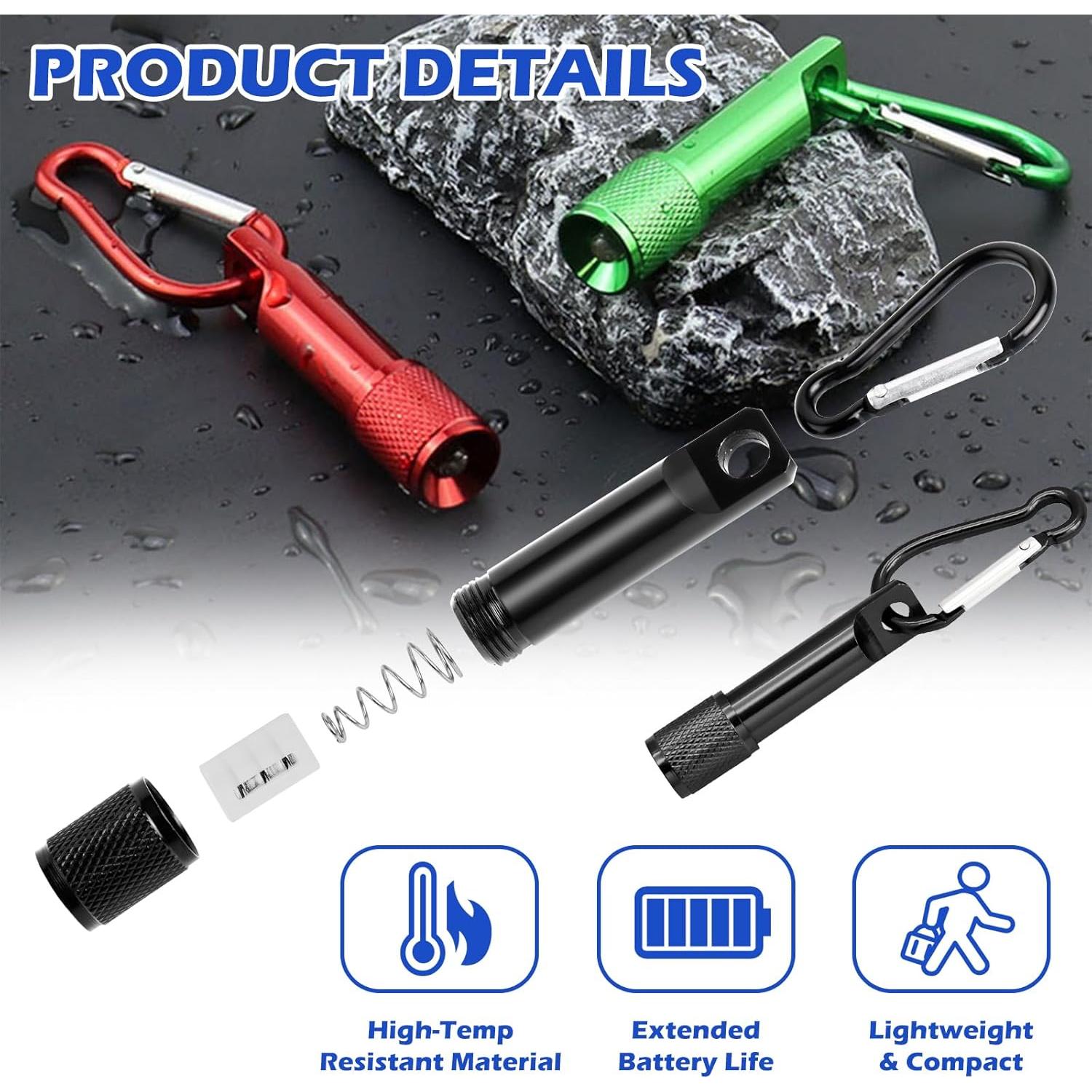 Paquete de 30 Linternas Mini LED CZBRO para Camping y Emergencias