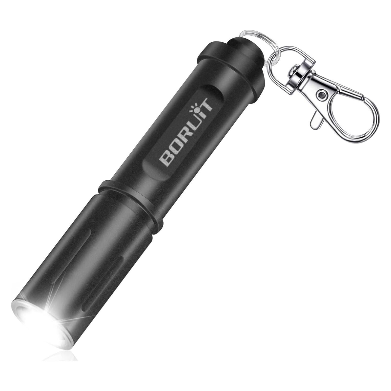 Linterna Mini EDC BORUIT RJ11 LED AAA Impermeable IP67