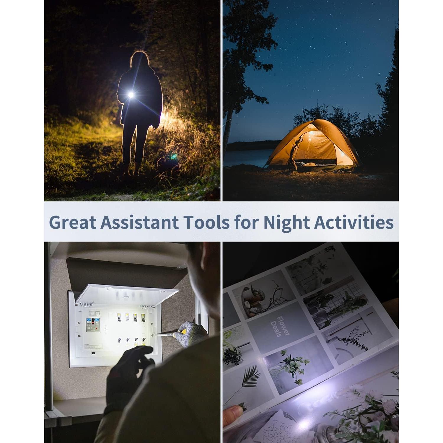 Paquete de 10 Mini Linternas LED Uniclife 12 Lúmenes Portátil