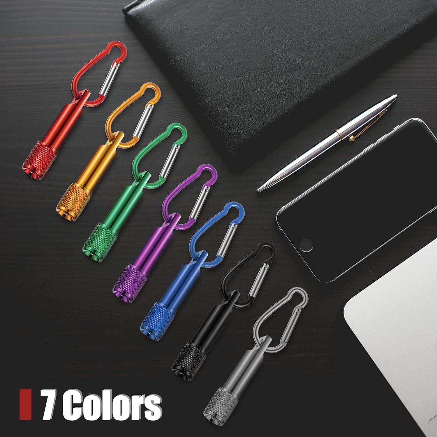 Paquete de 25 Mini Linternas LED Chengu con Mosquetón