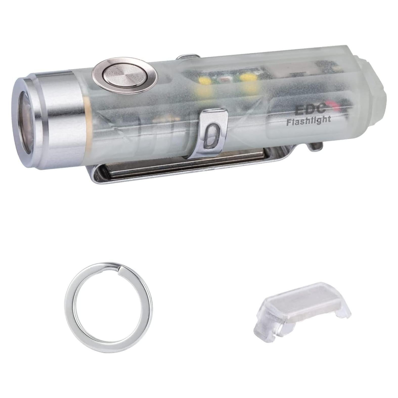 Linterna de llavero RovyVon Aurora A5 G4 recargable USB-C 420 lúmenes