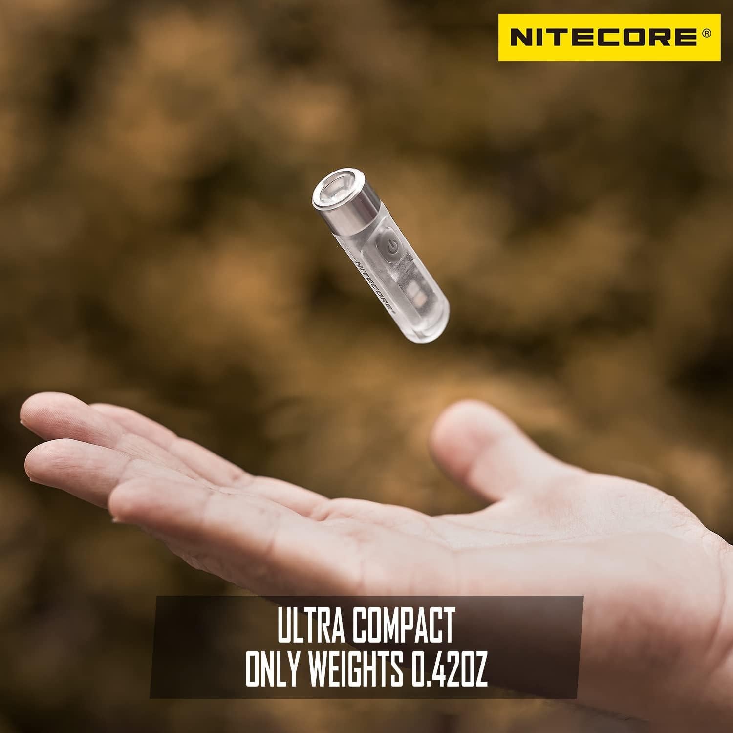 Linterna de Llavero Nitecore Tiki 300 Lúmenes Recargable USB-C