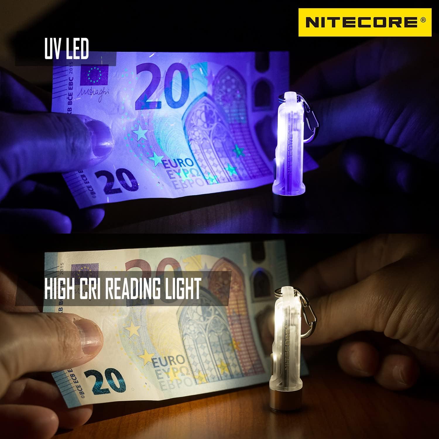 Linterna de Llavero Nitecore Tiki 300 Lúmenes Recargable USB-C