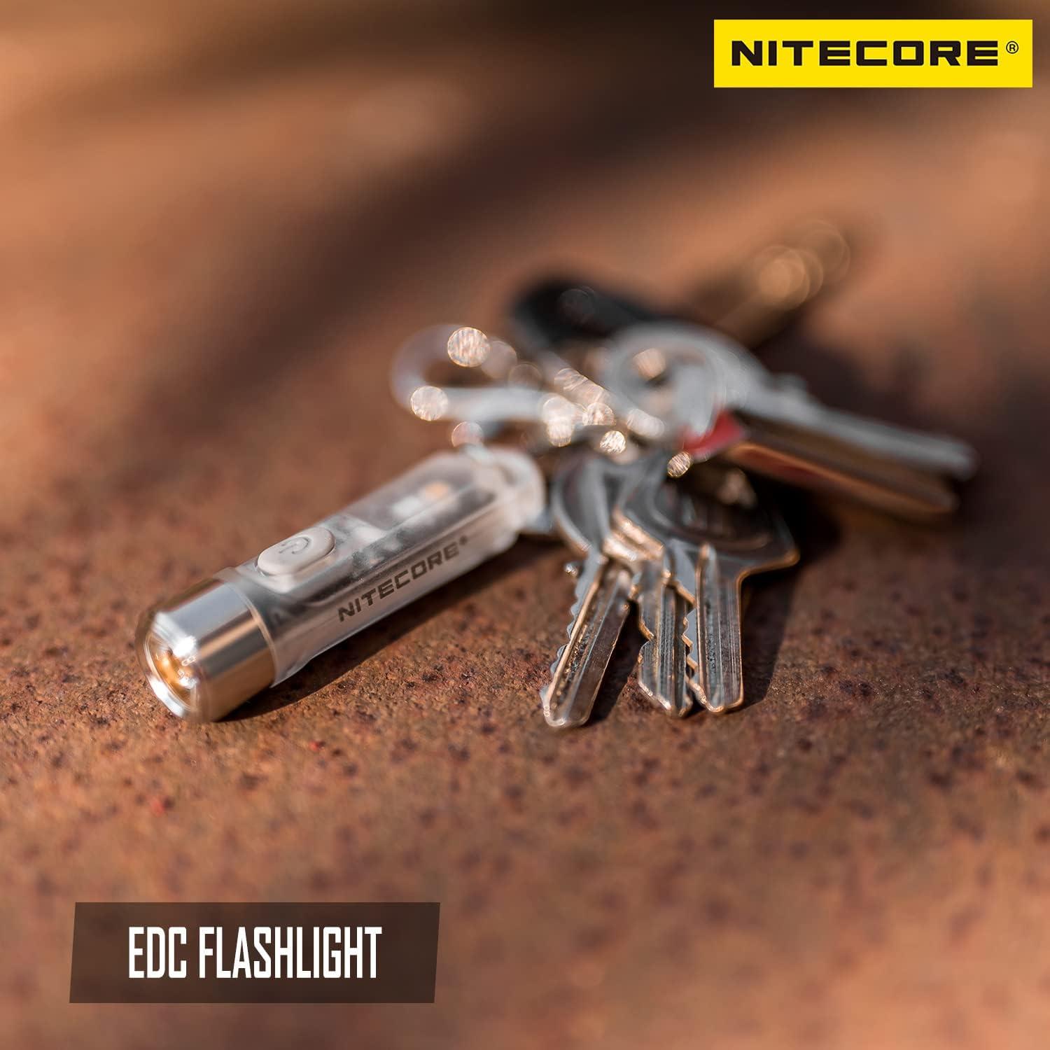 Linterna de Llavero Nitecore Tiki 300 Lúmenes Recargable USB-C