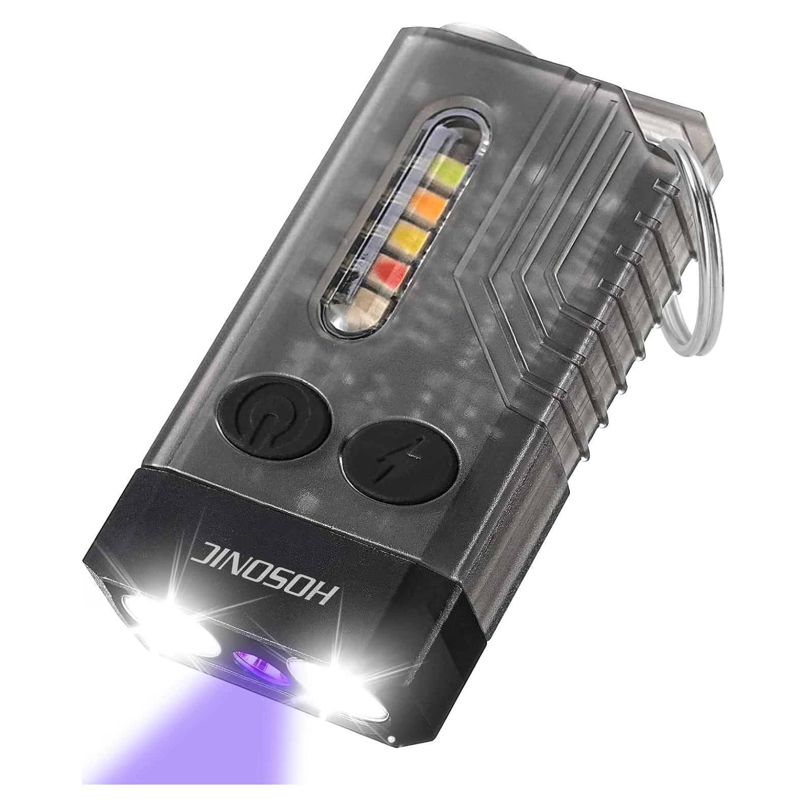 Linterna EDC HOSONIC E9 Recargable UV 1000 Lúmenes IPX4